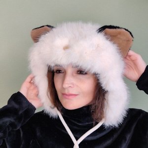 Шапка с ушками