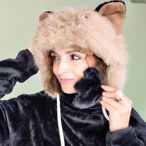 Шапка с ушками