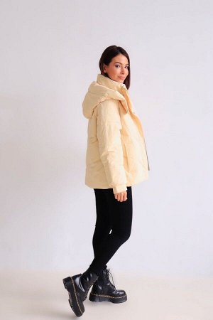 Куртка + ДЛИНА: 61 (+-3) см.
+ СОСТАВ: ПЭ 100%; подклад: ПЭ 100%; утеплитель: 150 г/м
+ ПАРАМЕТРЫ МОДЕЛИ: 81/60/91, рост модели 165 см.
+ ОБРАЗЕЦ НА МОДЕЛИ: