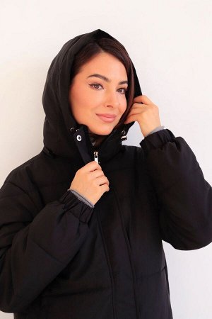Пуховик чёрный