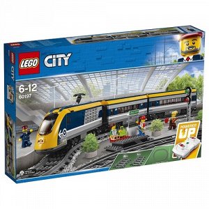 LEGO (Лего) Игрушка Город Пассажирский поезд 38*9*58 см.