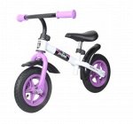 Беговел-Велобег Moby Kids KidsRun 10, 10&quot; надувные колеса , бел.-фиолетовый