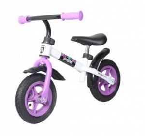 Беговел Moby Kids KidsRun 10, 10" надувные колеса , бел.-фиолетовый