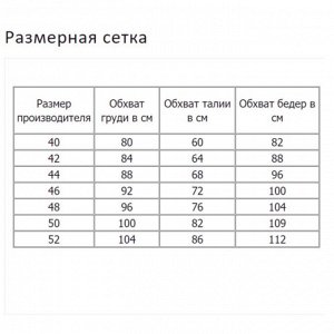 Размерная сетка