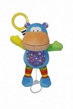 Игрушка подвесная Lorelli Toys Смешной бегемотик на карт. 25 см