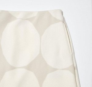 Флисовая юбка, светло серый Uniqlo Marimekko