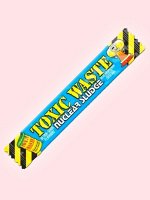 Кислая жевательная конфета Toxic Waste Nuclear Sludge Bar / Токсик Вест со вкусом малины 20 гр