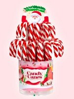 Трость большая - подарок на Новый Год! Карамель леденцовая Sweet Ness 27 гр трость со вкусом клубники Цена за 1 шт XMAS серия- новогодний подарок в Новый год 2025