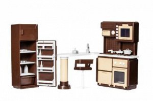 Набор мебели для кухни "Коллекция", кор.32*30,5*9 см  тм.Огонек