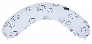 Подушка для беременных "AmaroBaby"  25*170 см. (файбер, бязь) овечки