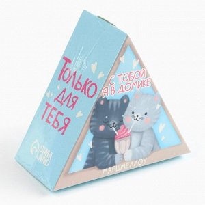 Маршмеллоу в виде колпочка «С тобой в домике», со вкусом малины, 38 г