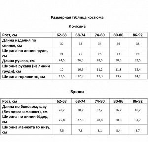 Костюм (штанишки и кофточка) Крошка Я "Еловые веточки".