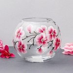 Стеклянные вазы - ботаническая роспись