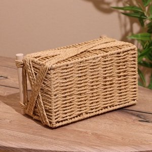 Набор плетёных корзин, 3 шт, 36х31х25 см