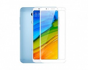 Защитное стекло Xiaomi Redmi 5 Plus 3D Full белое