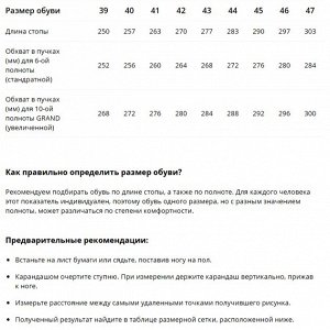 Размерная сетка