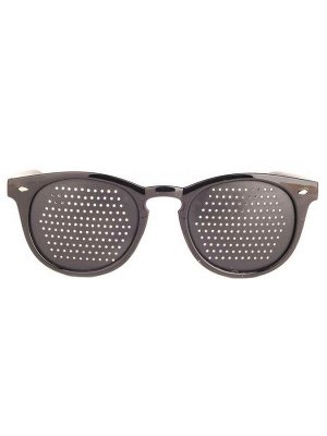 Очки-тренажеры (перфорационные) R 28005 Черные Глянцевые