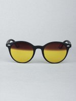 Очки для водителей антифары BOSHI M036 C2 Черный Матовый Коричневый-Желтые линзы
