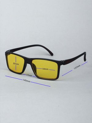 Очки для водителей BOSHI M052 C4 Коричневые Матовые желтые линзы