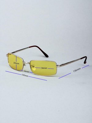 Очки для водителей антифары QUANSHOU 29024 Золотистый