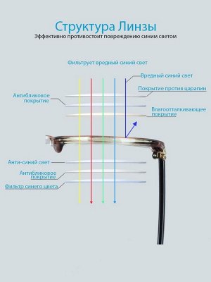Готовые очки Ralph RA0792 C1 Блюблокеры