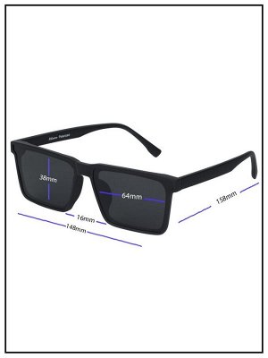 Солнцезащитные очки Keluona K2207 C2 Черный Матовый