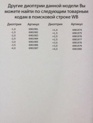 Готовые очки для Most 2137 С1