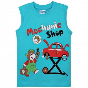 Майка Shishco Car Mechanic Bear для мальчика
