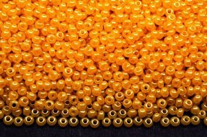 Бисер PRECIOSA Прециозакруглый 10/0 17183 желтый непрозрачный, 20 грамм