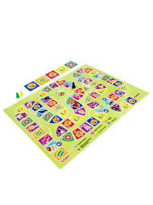 Игра-ходилка настольная "От звука к звуку" РЬ, ЛЬ, Р, Л (с карточками)