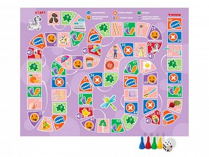 Игра-ходилка настольная "От звука к звуку" С, З, Ц (с карточками)