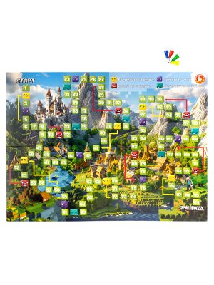 Игра настольная ходилка "Кубическое королевство" (европодвес)