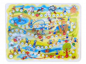 Игра-ходилка настольная 2 в 1 (пакет)