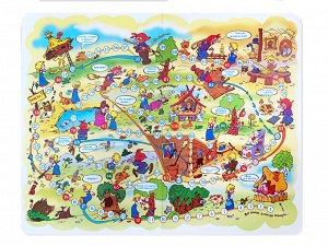 Игра-ходилка настольная 2 в 1 (пакет)