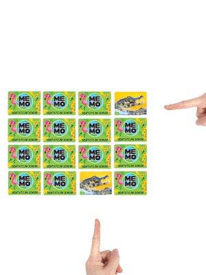 Игра настольная МЕМО "Обитатели земли" (32 карточки)