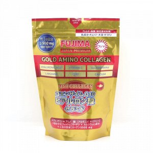 FUJIMA GOLD AMINO COLLAGEN 5500мг, коллагеновый порошок 210гр, курс на 30 дней