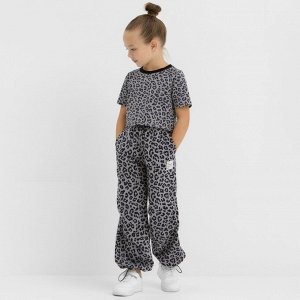Брюки для девочки KAFTAN Trendy grey, 28 (86-92)