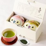 Чай Arahataen Shizuoka - подарочный набор в баночках с совушками