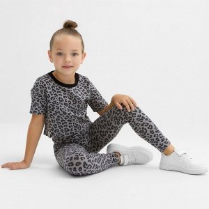Легинсы (лосины) детские KAFTAN Trendy grey