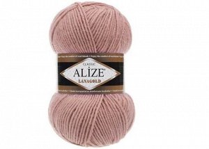 Пряжа Alize lanagold classic 5 мотков №173 Увядшая роза