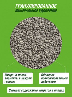 Удобрение Плодово-ягодное, минеральное,  гранулированное, сухое, Фаско 5М, 1 кг