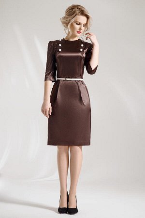 Платье Euro Moda 141 шоколад