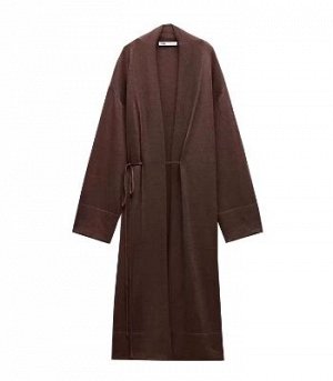 ДЛИННЫЙ ОДНОТОННЫЙ КАРДИГАН арт. 2893180 , коричневый