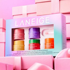 LANEIGE Lip Midnight Minis Sleeping Mask - подарочный набор миниатюр
