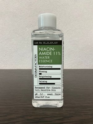 Derma Factory Тонер для лица с 11% ниацинамидом, 150 мл