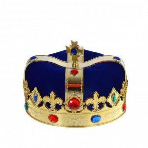 Корона "Король", цвет синий