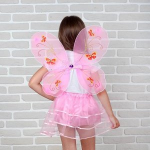 Карнавальный набор «Бабочка», 2 предмета: юбка и крылья