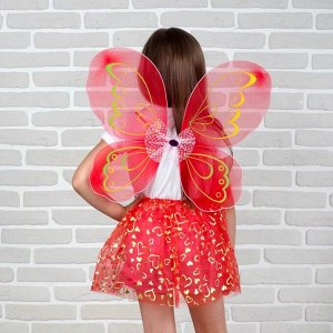 Карнавальный набор «Бабочка», 2 предмета: юбка и крылья, 5-7 лет