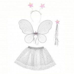 Карнавальный набор "Ангелочек", 4 предмета: крылья, ободок, юбка, жезл, 3-5 лет