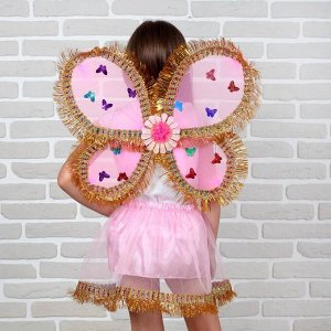 Карнавальный набор "Бабочка", 2 предмета: юбка, крылья, 5-7 лет